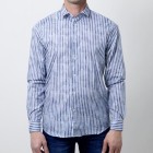 Camisa Sseinse S20-CE510SS blu/bianco
