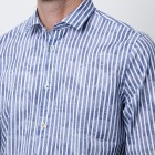 Camisa Sseinse S20-CE510SS blu/bianco
