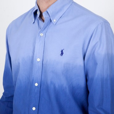 Camisa Ralph Lauren 710835517001  Azul XL.