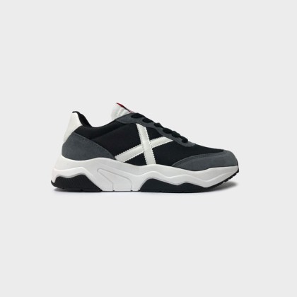Zapatillas Munich 8770076 Wave 76  Gris 45.