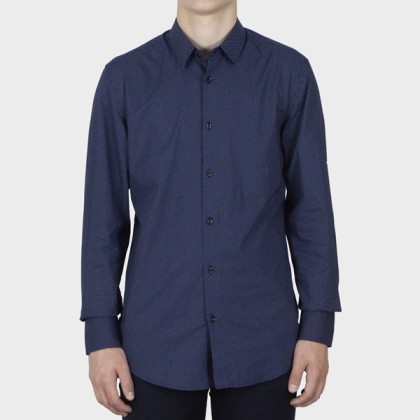 Camisa Antony Morato MMSL00628 FA430484 7073  Azul