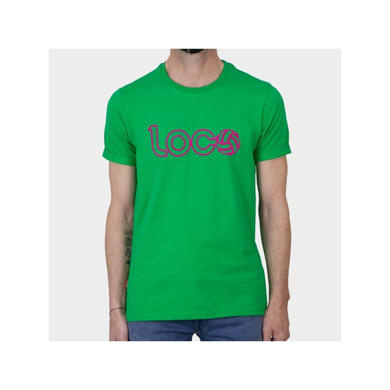 Camiseta Loco 150900 Marco Lenders Green Pink